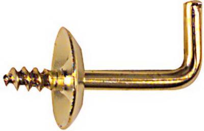 HOOK SHOULDR SLD BRASS 1-1/4IN