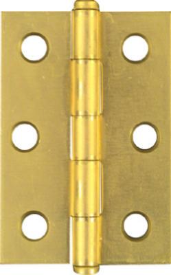 HINGE CABINET BRASS 2-1/2IN