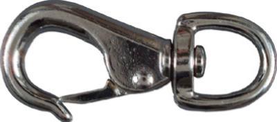 HOOK SNAP SPRG NKL 3/4X3-3/8IN