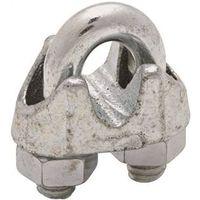CLAMP CABLE ZINC PLATED 1/4IN