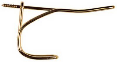 COAT/HAT HOOK BRS