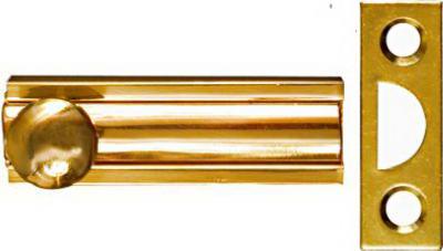 BOLT SURFACE SOLID BRASS 2IN