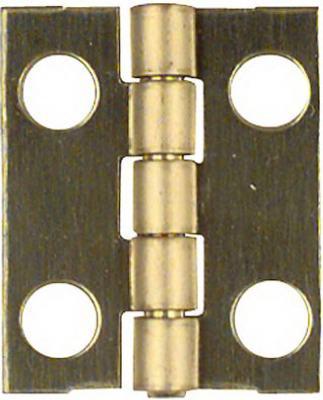 HINGE SOLID BRASS 3/4X5/8IN