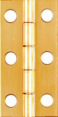 HINGE SOLID BRASS 2X1IN