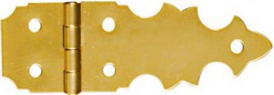 HINGE SOLID BRASS 5/8X1-7/8IN