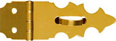 DECOR HASP 5/8X1-7/8  SLD BRS