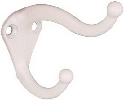 HOOK COAT/HAT WHITE