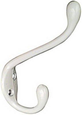 HOOK COAT/HAT WHITE