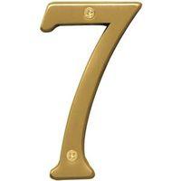 NUMBER HOUSE 7 SB 4IN BRSH BR