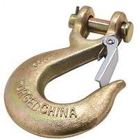 HOOK CLVS/LTCH CHRMT/YEL 3/8IN