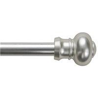 ROD CAFE STN SLVR 7/16X28-48IN