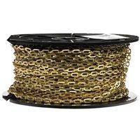 CHAIN 1-0 SFTY BRSS-PLTD 200FT