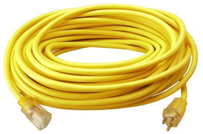 ME25' 12/3 YEL EXT CORD