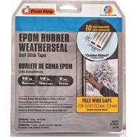 WEATHERSTRIP EPDM ADH 10FT BLK