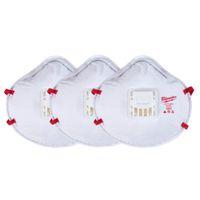 RESPIRATOR VLVD DISPO N95 3PK