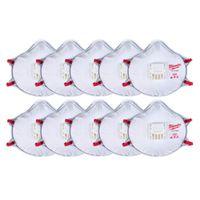 RESPIRATOR VLVD W/GASKET 10PK