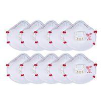 RESPIRATOR VLVD DISPO N95 10PK