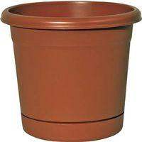 6"ROLLED RIM PLANTER&SAUCER TC