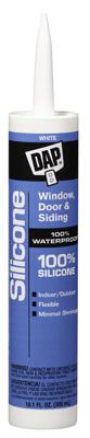 CAULK SILCN WH10.1OZ ACE