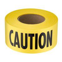 TAPE BARR CAUTION YEL 1000FT