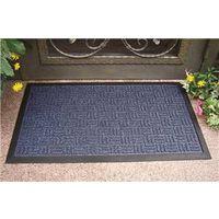 MAT DOOR RUBBER BLUE 18X30IN