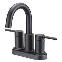FAUCET LAV TWO HANDL MATBLK4IN