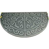 MAT DOOR HALF CIRCLE 24X39IN