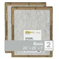 AIR FILTER 20X25X1MERV 2