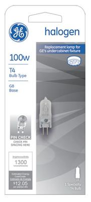 GE 100W QTZ Halo Lamp