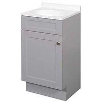 VANITY COMBO SHAKER GRAY 18IN