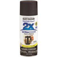 SPRAY PAINT SATIN DARK WALNUT