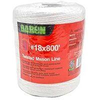 LINE MASON WHITE NO18 X 800FT