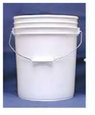 5 GAL WHT Plas Pail
