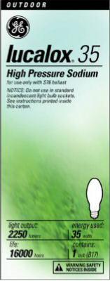 GE 35W Sodium Bulb