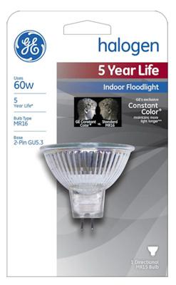 GE 50W Halo FLD Bulb