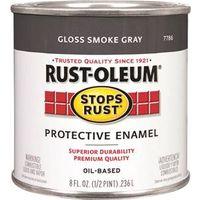 PAINT RUST OBS SMKY GRAY 1/2PT