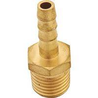 PLUG MALE BRS 1/4NPT X 1/4 ID