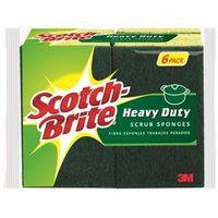 HD SCRUB SPONGE 6PACK