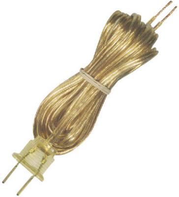 8' GLD LAMP CORD SET