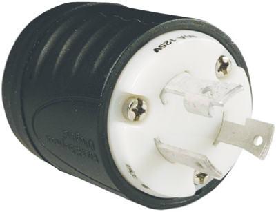 30A 125V BLK LOCK PLUG