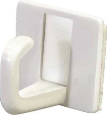 6PK WHT Adhes Cup Hook