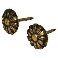 NAIL FURN DAISYHEAD ANT BRASS