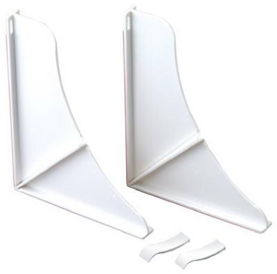 2PK WHT SHWRSplashGuard