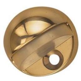DOORSTOP FLOOR DOME 1/4-3/4 PB