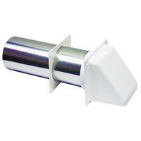 HOOD VENT DRYER PLSTC 4IN WHT