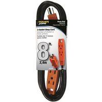 CORD EXT OTDR 14/3X8FT BLK/ORG
