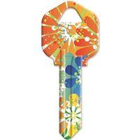KW1-14 KEYBLANK ORANGESPLASH