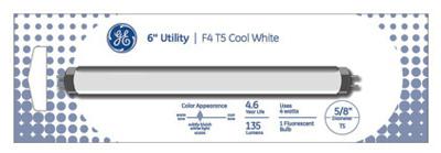 GE 4W 6" CW Fluo Bulb