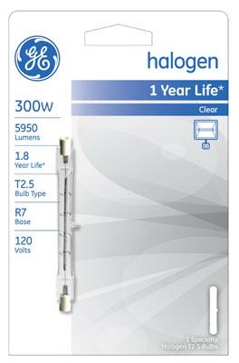 GE300W CLR DE Halo Bulb