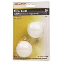 BULB LT GLB 40W CDLBRA BS WHT